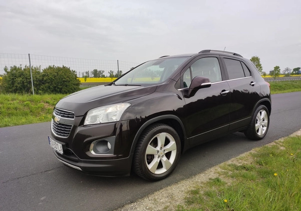 Chevrolet Trax cena 33500 przebieg: 220000, rok produkcji 2013 z Gniezno małe 137